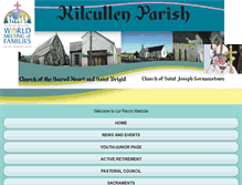 Tablet Screenshot of kilcullenparish.com